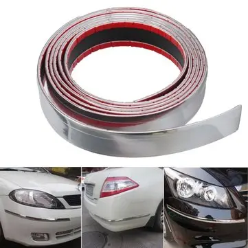 30mm X 2,5m Bil Bumper Strip Protector Sticker