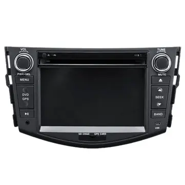 Dobbelt Din 7 tommer bil 3G GPS navigation MP5 FM bluetooth Videoafspiller til Toyota Rongfang RAV4 2006 til 2012