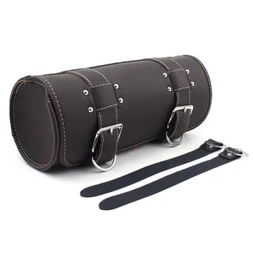 Motorcykel værktøjs taske bagage sadeltaske rulle tønde opbevaring til Harley Sportster