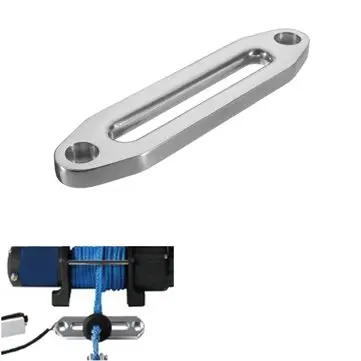 12000 lbs Vins-Tovvejledning Sølv Hawse Aluminium-Fairlead til Off Road 4WD