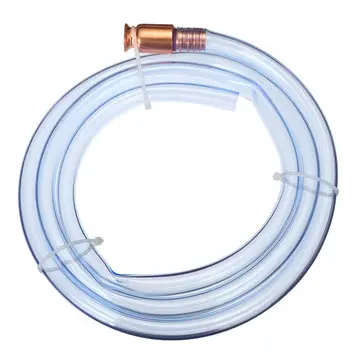 1,8m Selvansugende Syphon Slange Pumpe Afløb Brændstof Vand Benzin Akvarium Bil Båd