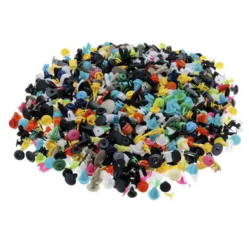 Fastgørelsesklips Nitter Beholder Tryk Motorhjelm 500/800/1000PCS til Bil Bumper Skærm Dør Trimpanel