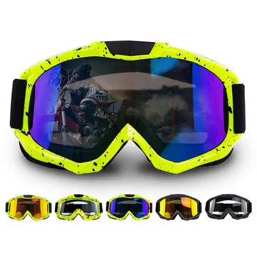 Universelle motorcykelcyklingskiidretter Briller Outdoor vindtæt TPU-stødabsorberende Åndbar