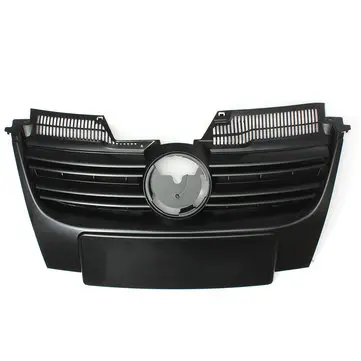 Forreste Sort øverste kofanger Sport ABS-grill til 2006-2010 VW Jetta MK5