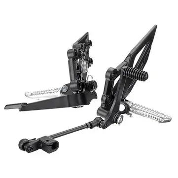 Aluminiumslegering Venstre Højre Fodstøtter Bremsespjældrager til Kawasaki Ninja 250