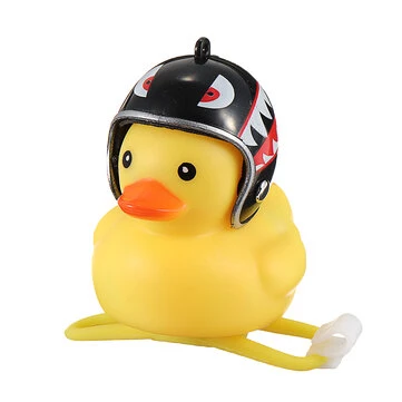 Tegneserie Gul Silica-vindand Hjelmhorn Motorcykel Cykellygte Skinnende Bjergcykel Håndtag Forlygte Klokke Tilbehør