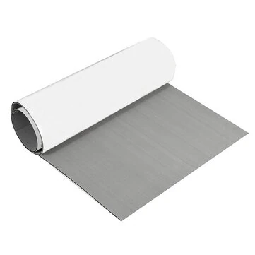 230x90x0,5cm Grå EVA Skum Båd Gulv Faux Teak Dækplade