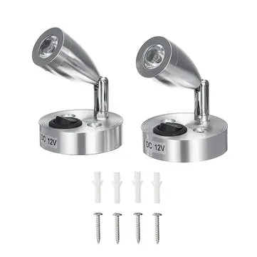 12V LED Interiør Læselamper med Kontakt Til Campervan Caravan Båd