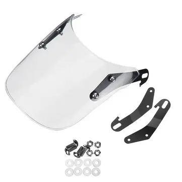 5tommer 7tommer Runde Motorcykellygter Forrude Gennemsigtig Transparent