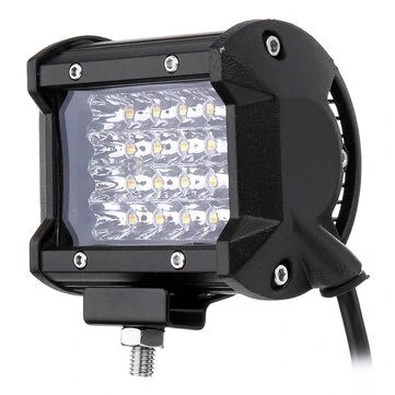 1PCS 4 tommer 96W 7600LM LED ATV SUV Motorcykel Arbejdslamper Spot Beam Offroad Tågelygter Sikkerhedskopiering