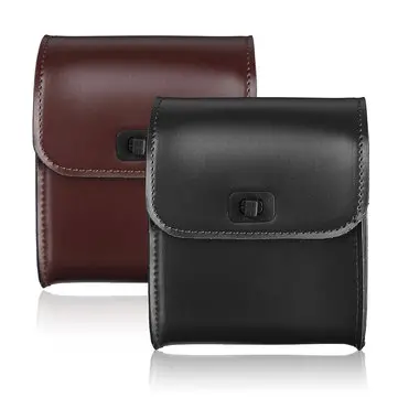 1 stk Sort/brun PU Læder Motorcykel Cykelværktøj Taske Bagage Sadeltasker