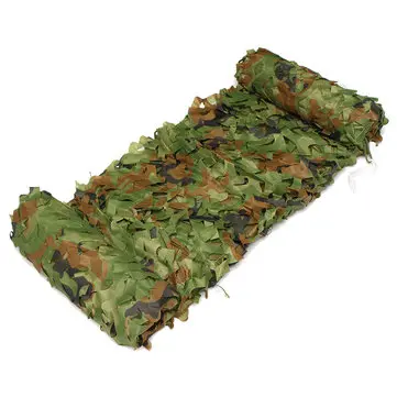 7X1,5m Woodland Camouflage Camo Net til Camping Militær Fotografering