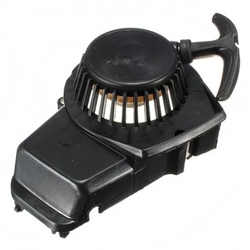 49cc Trækkende Starter Dirt Bike Mini Moto Mini Quad Håndtrækk Sort