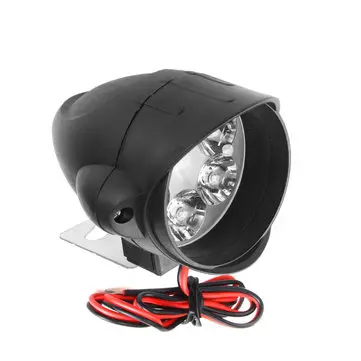 12V-80V 6 LED Forlygter Stærk Lys Haleformet Motorcykel Fjernbelysning