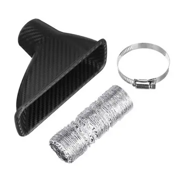 Bil front kofanger turbo luftindtag rør turbine indtag rør lufttragt sæt universal