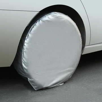 ELUTO Sæt med 4 Heavy Duty Bil 27-29 Tommers Dæk Diameter Dækker 210D For RV Lastbil Trailer Campingvogn Motorhome GTC3Hx2