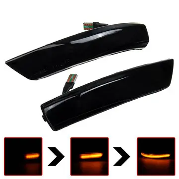 LED Dynamiske Flydende Blinklys Side Wing Mirror Indikator Sekventiel Blinkerlampe Til Ford Focus 3 MK3 3.5 2011-2018