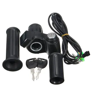 12-99V LED Digital Styret Grebshastighedsregulering Med Nøgle Til Scooter Motorcykel Mountainbike