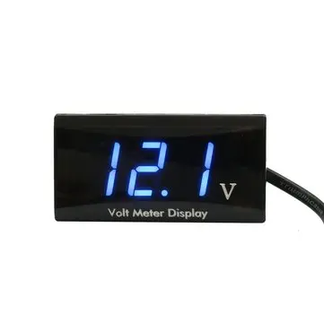 12V Vandtæt Spændingspanel Meter LED Digital Display Voltmeter Til Bil Motorcykel
