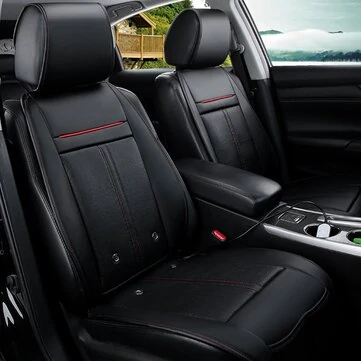 3 I 1 Læderbilafkøling Varm Opvarmet Massagesædepudeovertræk med 8 Ventilator {"universal"}