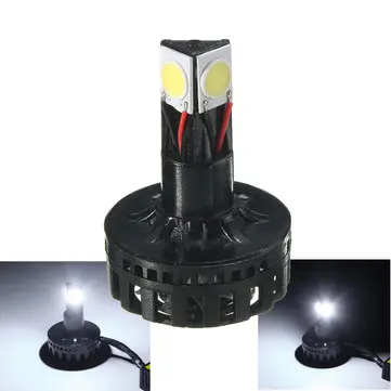 25W 1900lm 6500K Universal Motorcykel Auto Hi/Lo Beam LED Forlygte Pære