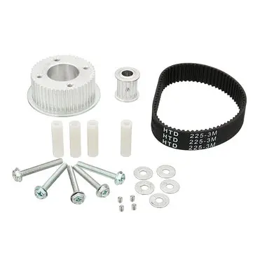 17 dele Drive Kit Dele Reim og Motormontering Til 80MM Hjul Elektrisk Skateboard