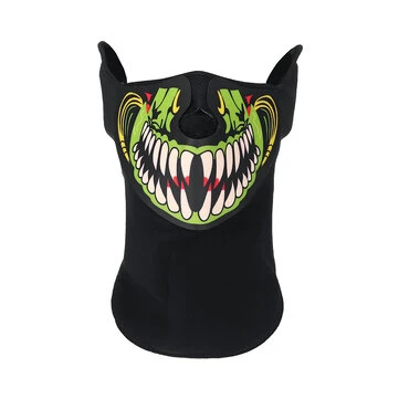 Cool Lys Halloween LED Maskee Cool Lys Op Cosplay Festende Lysende Spøgelse Kranium Hot