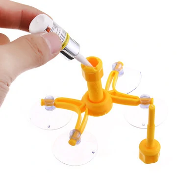 Forrude Vinduesreparationsværktøjssæt DIY Glas Sprækpleje Vinduespoleringssæt