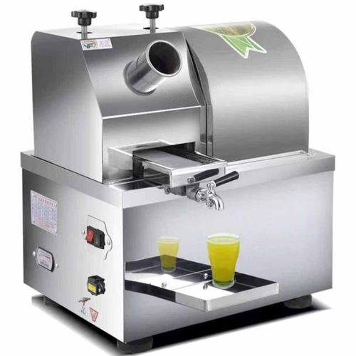 Electric Stainless Steel Sugar Cane Squeezer, 200 Kg/H Capacity, 3 Solid Rollers, 6 Cm Feed Opening, Domestic/Commercial Sugar Cane Juicer