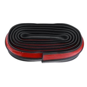 Pelindung bibir pemisah bumper depan mobil tubuh 250x4.5cm dengan 5 sekrup