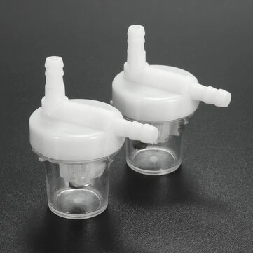 2pcs 1/4인치 6mm 인라인 가솔린 페트롤 연료 필터 클리너 오토바이 피트 더트 바이크 ATV