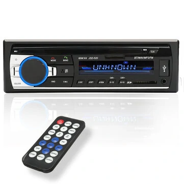 JSD-520 24V 자동차 스테레오 라디오 MP3 플레이어 자동 오디오 블루투스 하이파 AUX SD USB FM