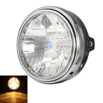 7인치 오토바이 헤드라이트 앰버 라이트 호두 야마하 스즈키 카와사키 유니버설용