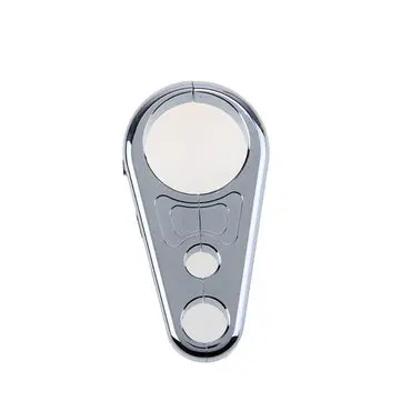 오토바이 하렐 데이비드슨을 위한 25mm 크롬 합금 브레이크 클러치 케이블 와이어 클램프 클립