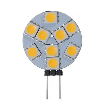 80Lm G4 9SMD 5050 1.2W 순백색 장식 분위기 램프 LED