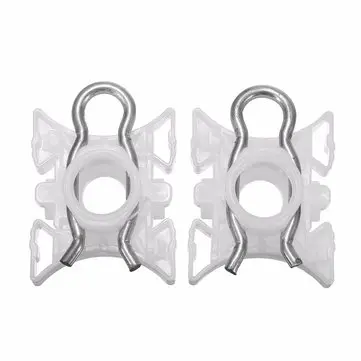 Pair 하얀색 Window Lift Regulator Slider Clips #51321938884 For BMW 3 Series E36 E92 E93