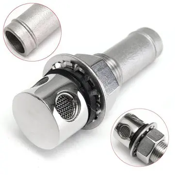 73x30mm 스테인레스 스틸 직선 보트 해상 연료 탱크 벤트