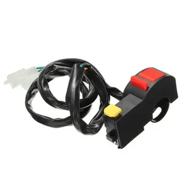 오토바이 ATV를위한 22mm 0.78 인치 12V 핸들 스위치 킬 스톱 버튼 헤드라이트 온 오프 공통