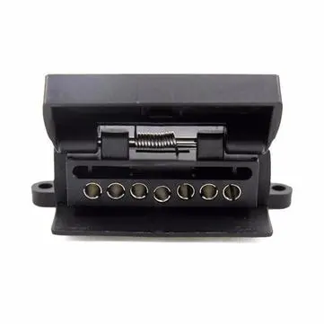 Tirol 7핀 플랫 트레일러 소켓 라이트 커넥터 7방향 여성 트레일러 어댑터 캐러밴 RV 보트 트럭 1