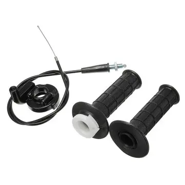 110cc에서 250cc 더트 바이크 퀵 ATV 피트 트레일 22mm 7/8in을 가진 트위스트 핸들 그립과 쓰로틀 케이블