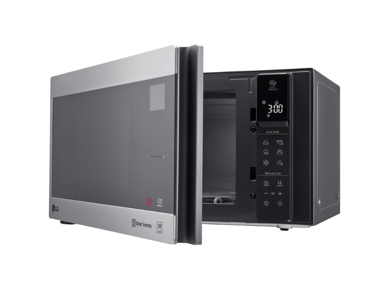Buy new LG 42-Litre NeoChef Microwave Oven MS4295CIS; Smart Inverter, 1200W Output, Even Heating, Even Defrosting, EasyClean, Glass Touch Controls, Noble Silver in Uganda - - Free Delivery > Long warr