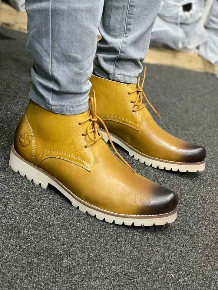 Timberland Men's Designer Formal Boots Shoes - Brown